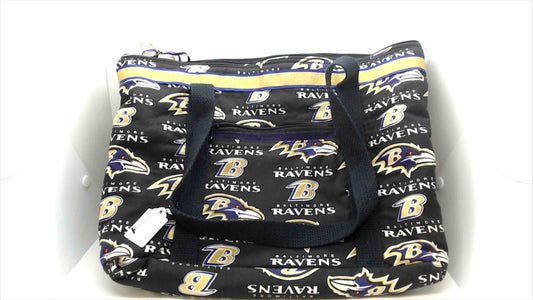 Baltimore Ravens Quilted Fabric Tote Bag – NFL Team Logo Purse