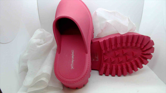 Jeffrey Campbell Bubblegum Pink Chunky Platform Mules – Size 11