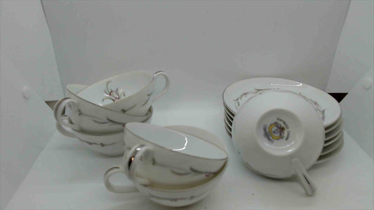 Vintage Empress China Tea Cup & Saucer Set – Japan (Set of 6)