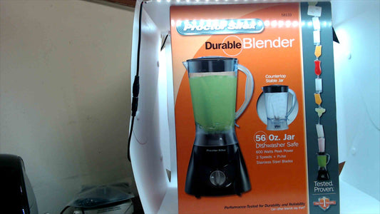 Proctor Silex Durable Blender with 56 Oz. Jar – 600W, 2-Speed + Pulse (Model 58133)