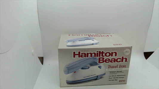 Hamilton Beach Travel Iron with Steamer – Compact Dual-Voltage Iron (Model 10090) – New in Box