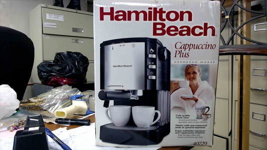 Hamilton Beach Cappuccino Plus Espresso Maker – Model 40729 – New in Box