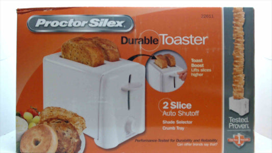 Proctor Silex Durable 2-Slice Toaster with Toast Boost – Model 22611 – Brand New