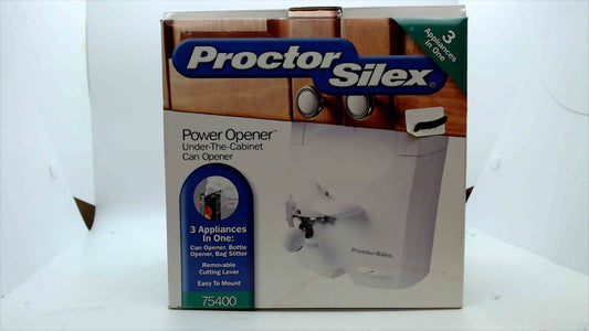 Proctor Silex Power Opener – Under-the-Cabinet Can Opener (Model 75400) Brand New In Box