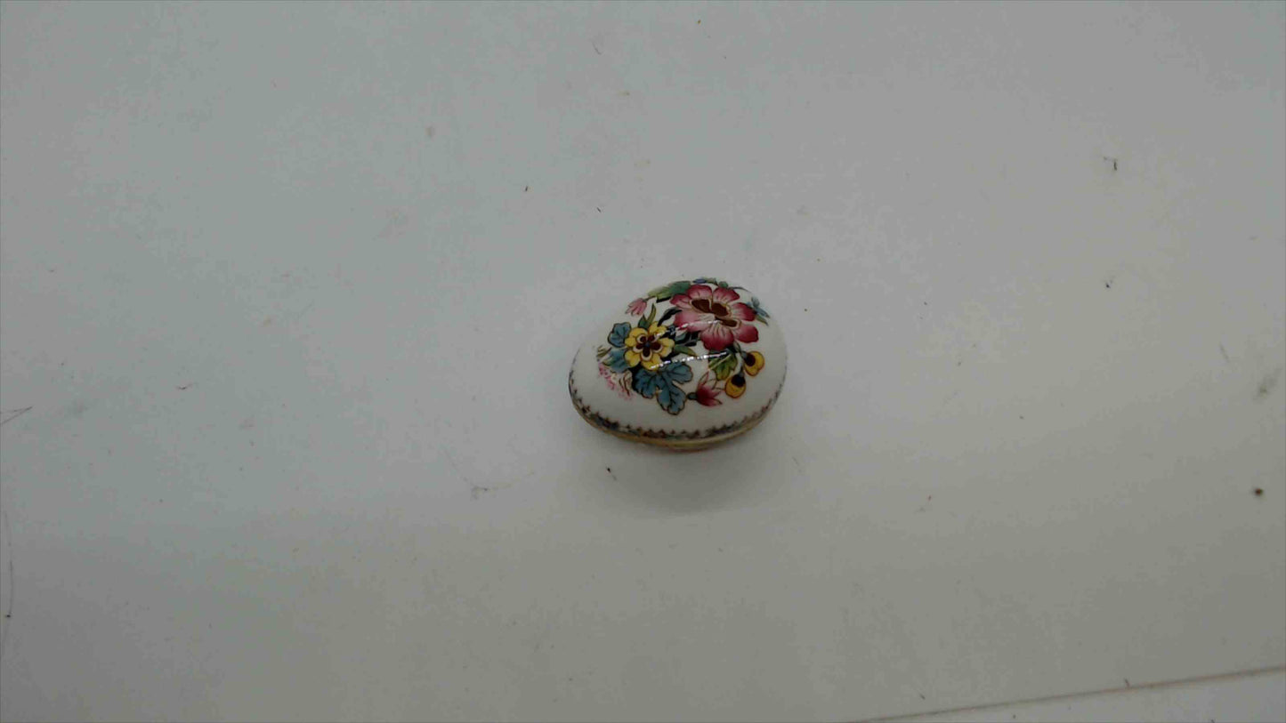 Coalport Ming Rose Bone China Trinket Box – Floral Design – England