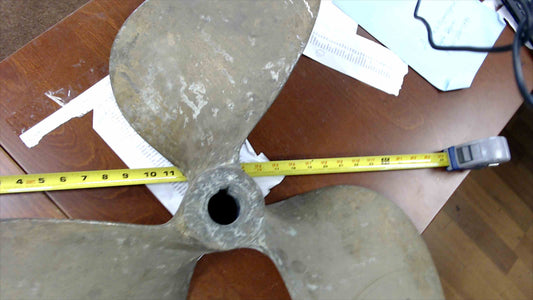 Bronze Marine Propeller – 24" 3-Blade from 1976 Bertram Sport Fish w/ Detroit Diesel