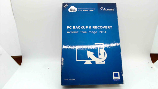 Acronis True Image 2014 PC Backup & Recovery Software (New in Box)