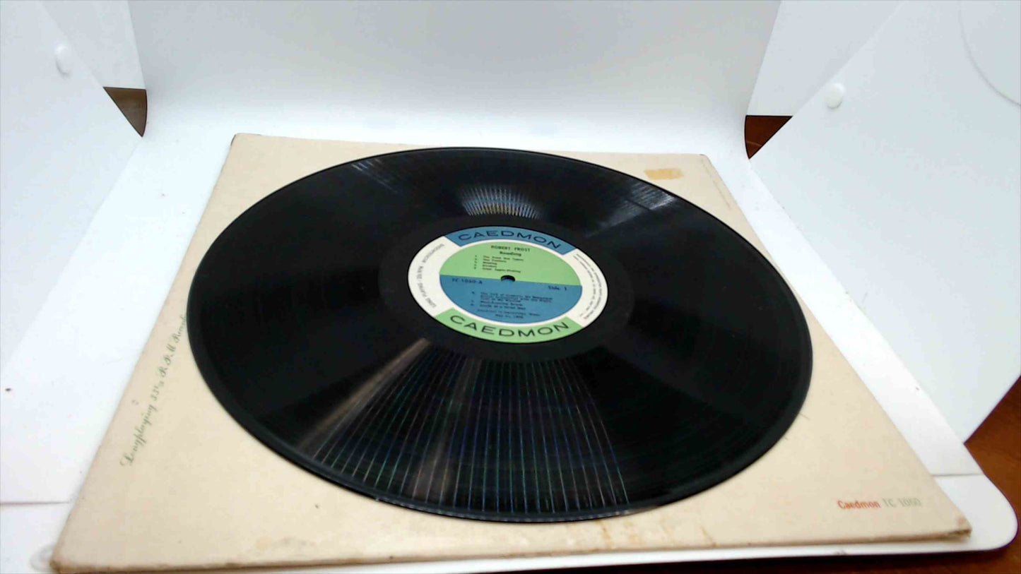 Robert Frost Reads His Poetry LP – Caedmon TC 1060 – Vintage Spoken Word Album
