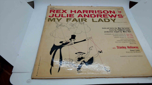 My Fair Lady Original Broadway Cast Recording LP – Rex Harrison, Julie Andrews – Columbia Masterworks OL 5090