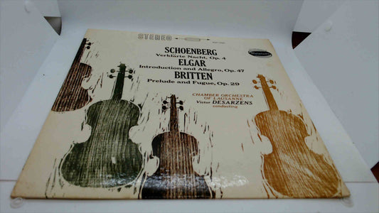 Schoenberg / Elgar / Britten – Verklärte Nacht, Op. 4 / Introduction & Allegro, Op. 47 / Prelude & Fugue, Op. 29 – Westminster WST 17031 Vinyl LP