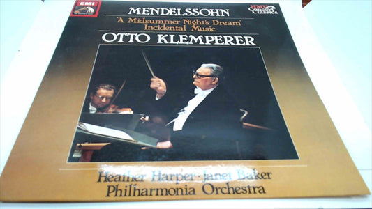 Mendelssohn - A Midsummer Night’s Dream Incidental Music - Otto Klemperer - EMI Concert Classics LP