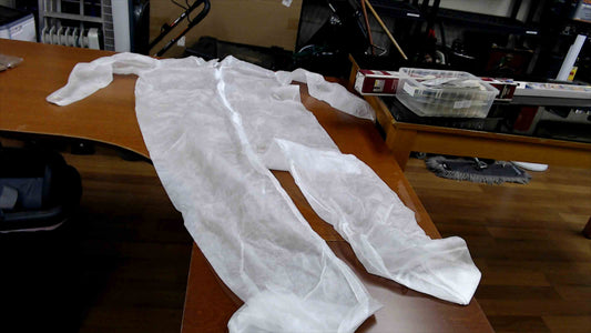 Economy Deluxe Coverall with Hood and Zipper Size XXXL 500+ Units Bulk Sale Brand New and Unused