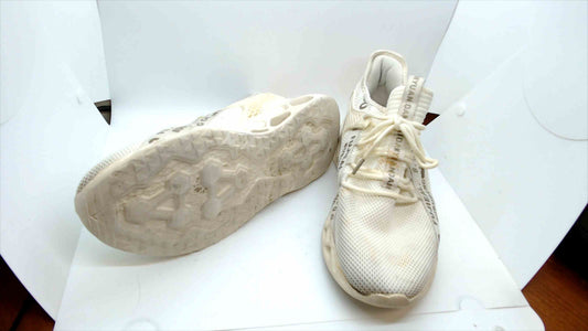 DAMYUAN Men's Just So-So White Athletic Sneakers – Size 43 (US 9.5–10)