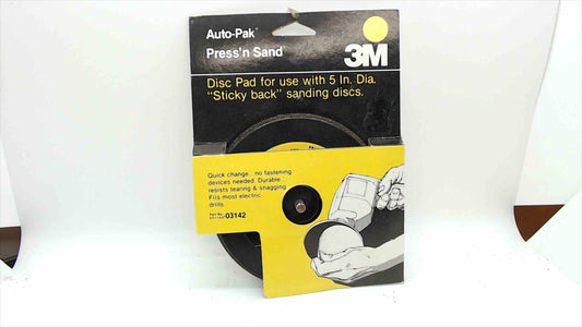 3M Auto-Pak Press’n Sand Disc Pad – 5″ Diameter (Part No. 03142) Brand New