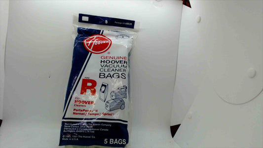 Hoover Genuine Type R Vacuum Cleaner Bags – 5-Pack (Fits PortaPower, Hornet, Tempo & Sprint Models)