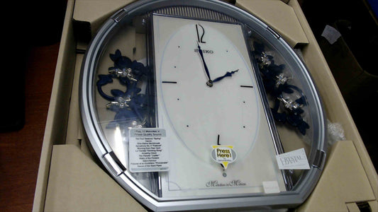 Seiko Melodies in Motion Musical Wall Clock – Model QXM158SR
