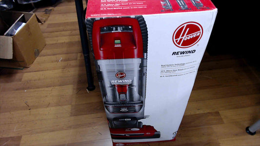 Hoover Rewind Bagless Upright Vacuum Cleaner – Cord Rewind, HEPA Filter, Dual Cyclonic – New in Sealed Box