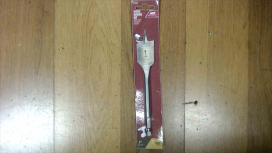 Ace 1" Wood Boring Spade Drill Bit – New in Package