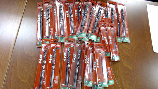 Lot of 31 Ace Percussion Drill Bits – Mixed Sizes – New in Package Masonry/Cement