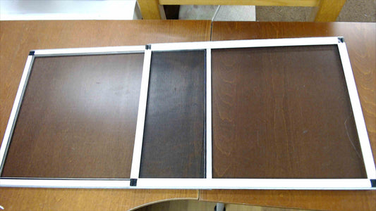 Adjustable Window Screen – Aluminum Frame, Expands from 25.25" x 18.5"