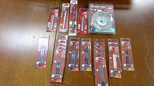 Ace Hardware 21-Piece Tool Bundle – Drill Bits, Jigsaw Blades & Wire Brush (New)