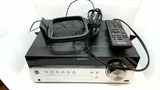 Sony CMT-SBT100 Micro Hi-Fi Home Audio System w/ Remote & Antenna – Bluetooth/CD/Radio
