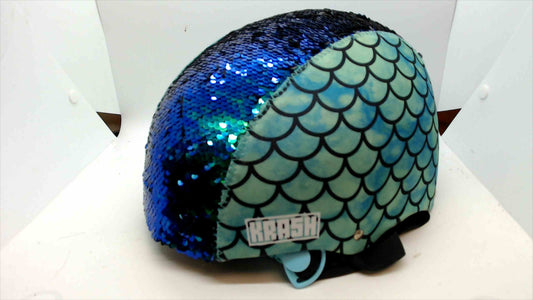 Krash Youth Helmet – Mermaid Flip Sequin Design (Medium 54–58cm)