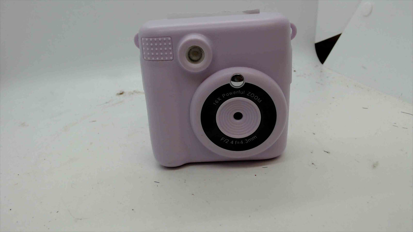 Kids Digital Camera – Purple Mini Toy Camera with 16X Zoom & LCD Screen