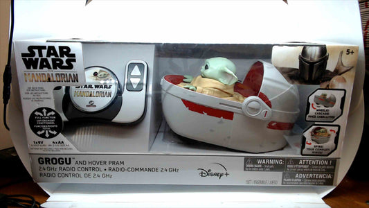 Star Wars The Mandalorian Grogu & Hover Pram RC Toy – 2.4GHz Remote Control – Brand New Sealed