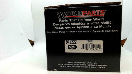 WorldParts 942222 New Water Pump – PWP586