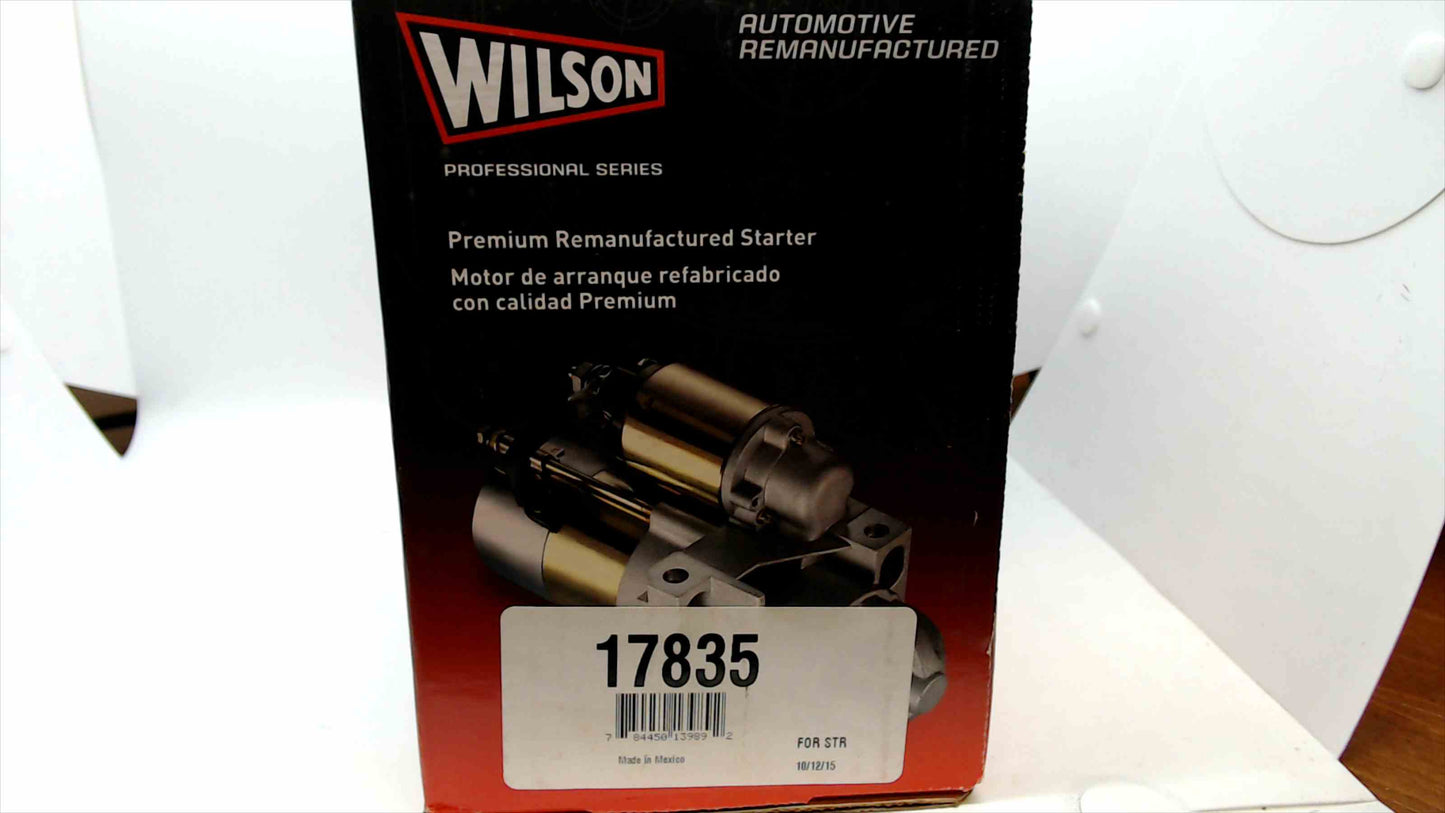 Wilson 17835 Premium Remanufactured Starter – Professional Series Automotive Replacement