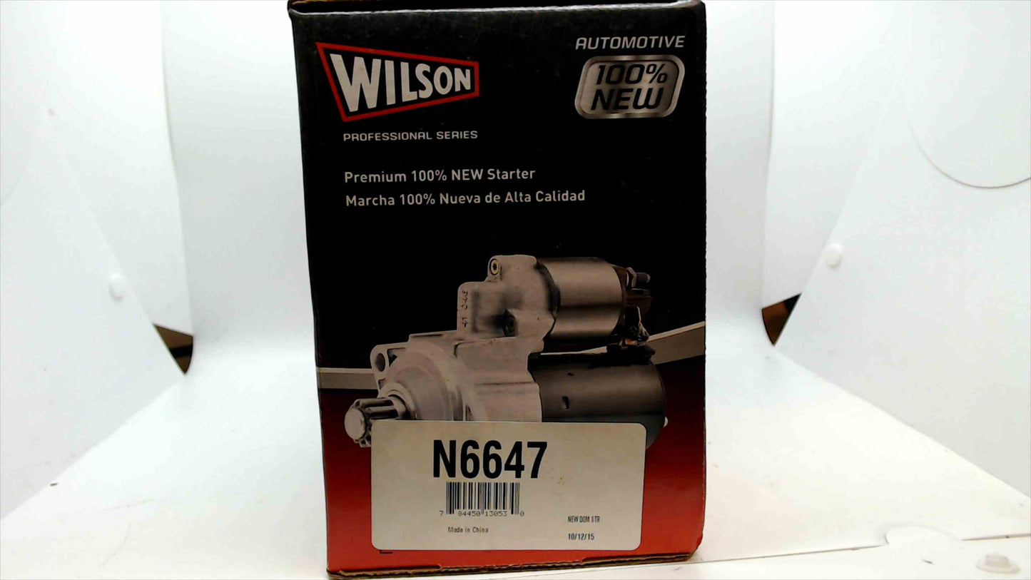 Wilson N6647 Premium 100% New Starter Motor – High Quality Automotive Replacement