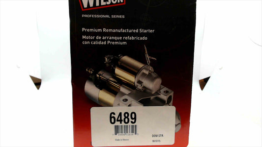Wilson 6489 Premium Remanufactured Starter Motor – Reliable OEM Replacement