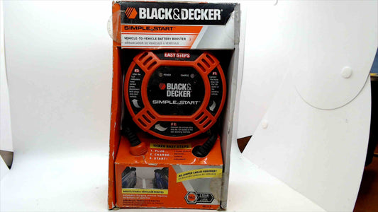 Black & Decker Simple Start Vehicle-to-Vehicle Battery Booster – Model BB2CB