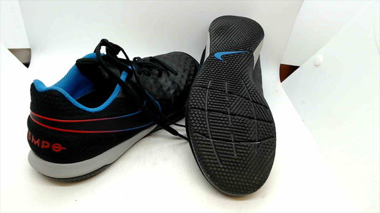 Nike Tiempo Black/Blue Indoor Soccer Shoes – Size 7.5 Men’s