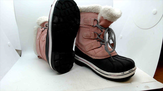 Cat & Jack Pink & Black Winter Boots – Kids Size 13