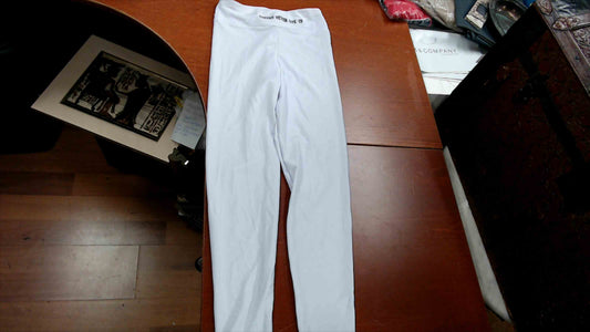 Queens Never Give Up White Leggings – Size Large – Local Brand