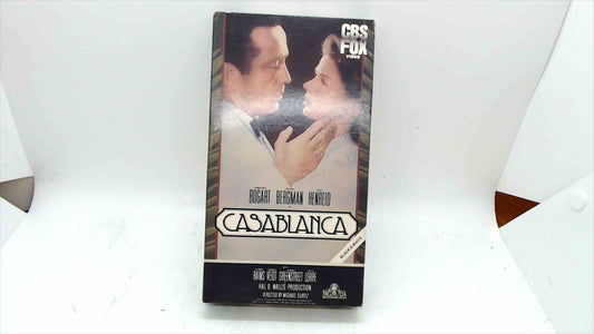 Casablanca (1942) – VHS Movie Classic – Humphrey Bogart & Ingrid Bergman – CBS Fox Video