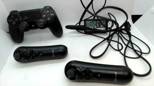 Sony PlayStation Controller Lot – DualShock 4 + 2 Navigation Controllers + Power Supply