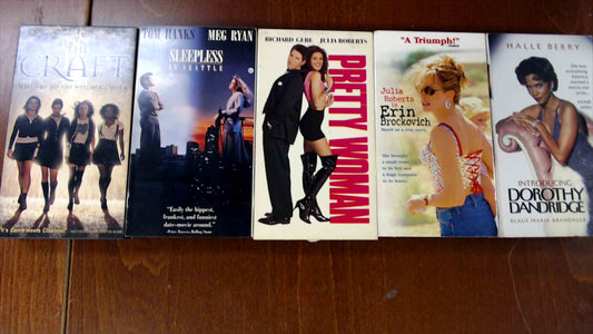 Lot of 5 VHS Movies – The Craft, Sleepless in Seattle, Pretty Woman, Erin Brockovich, Introducing Dorothy Dandridge