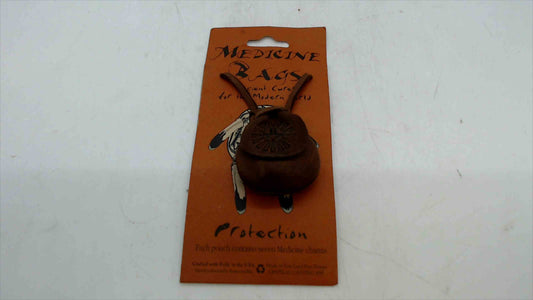 Vintage Native American Style Medicine Bag – Protection Charm Pouch with Original Packaging