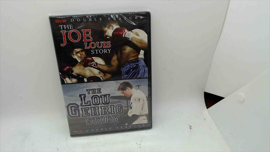 📀 The Joe Louis Story / The Lou Gehrig Story (DVD, Double Feature, Sealed)