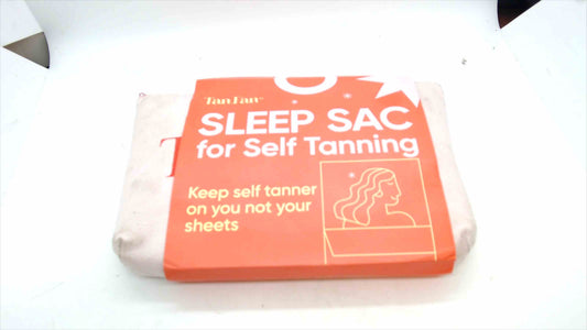 Tan Fan Sleep Sac for Self Tanning – Pale Pink – Stain-Blocking Vegan AirSilk™ Cocoon – New in Package