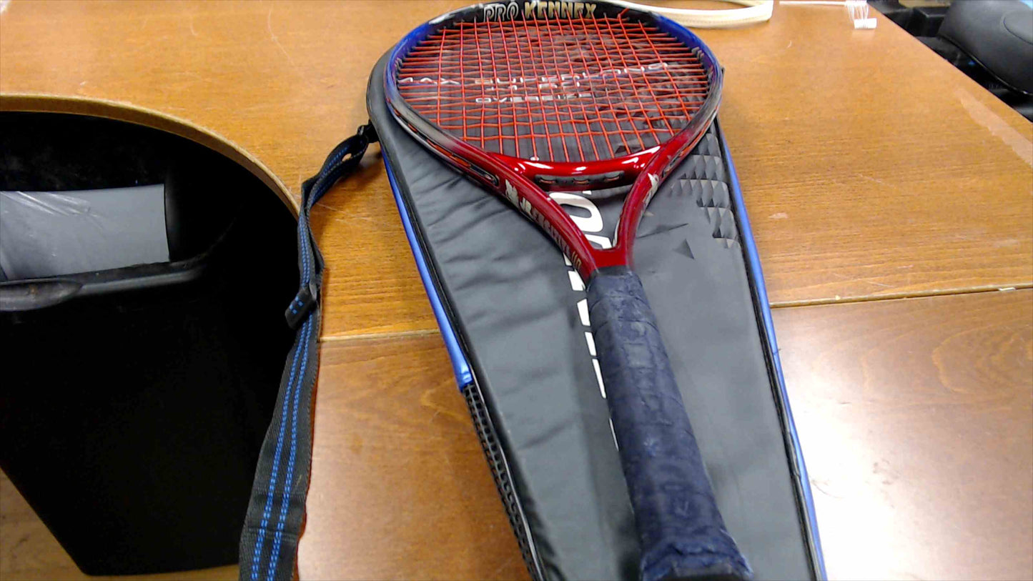 Pro Kennex JR. Fugitive 110 Oversize Tennis Racquet — Max Superlong +1.50 — Red/Blue Frame w/ Dunlop Cover