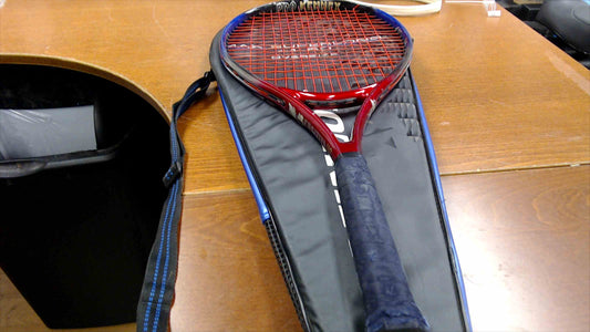 Pro Kennex JR. Fugitive 110 Oversize Tennis Racquet — Max Superlong +1.50 — Red/Blue Frame w/ Dunlop Cover