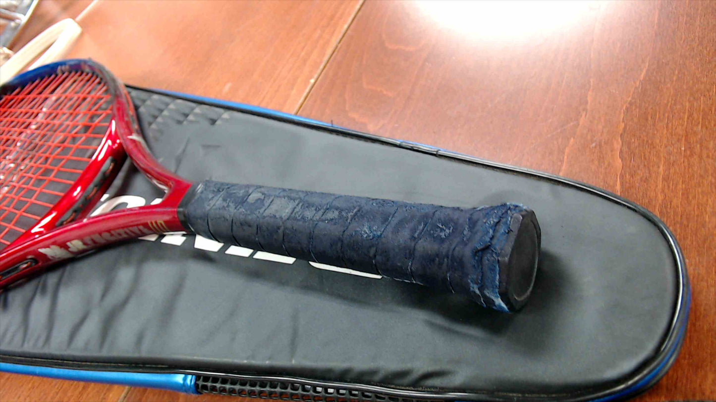 Pro Kennex JR. Fugitive 110 Oversize Tennis Racquet — Max Superlong +1.50 — Red/Blue Frame w/ Dunlop Cover