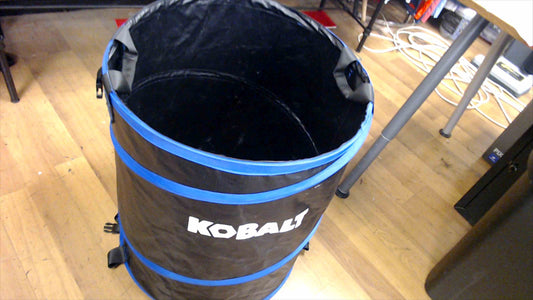 Kobalt Collapsible Pop-Up Yard Waste Bag / Leaf Bin – Large – Black/Blue – Used