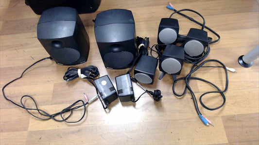Lot of 2 — Boston Acoustics BA745 2.1 Computer Speaker Systems w/ Subwoofers & PSUs — Tested
