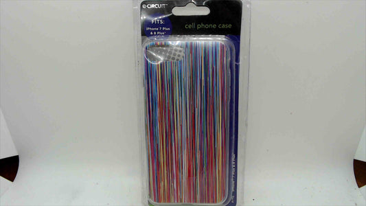 eCIRCUIT Rainbow Stripe Case for iPhone 7 Plus / 8 Plus – New Sealed