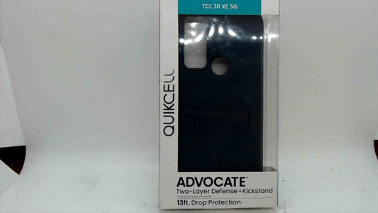 Quikcell ADVOCATE Case for TCL 30 XE 5G – Two-Layer Defense + Kickstand (Slate Blue)